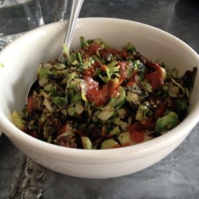 Gluten-free brussels sprouts from Joseph Leonard